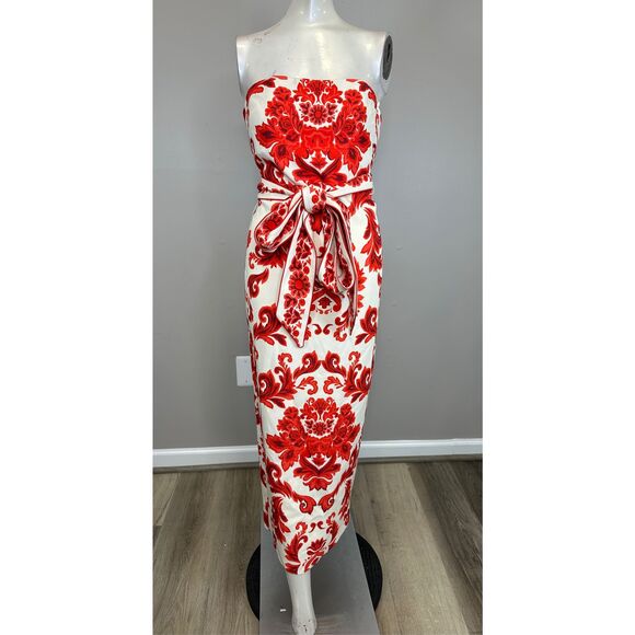 NWT Cara Cara Newcastle Stretch Crepe Maxi Dress Size US0 $695 - Picture 6 of 12